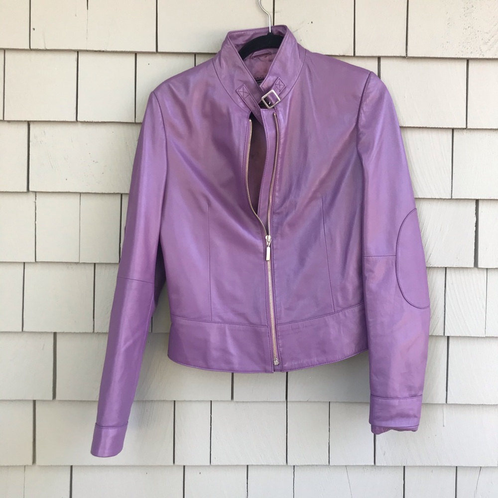 Authentic Lamb Leather Biker Jacket - image 4